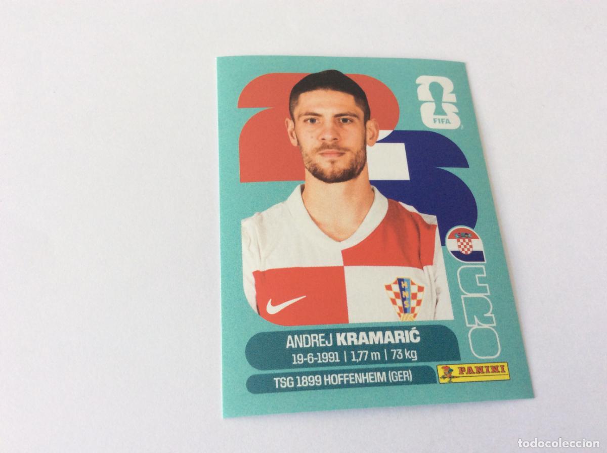 Cromos de f&uacute;tbol: CRO19 CRO 19 Andrej Kramarić Croacia Sticker Cromo FIFA World Cup 2026 26 Panini Mundial