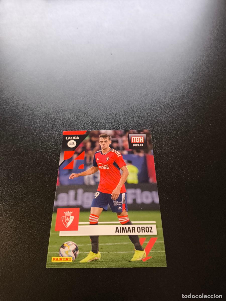 Cromos de f&uacute;tbol: 285 Aimar Oroz OSASUNA PANINI LIGA MEGACRACKS MGK 2023 2024 23 24 NO ESTE