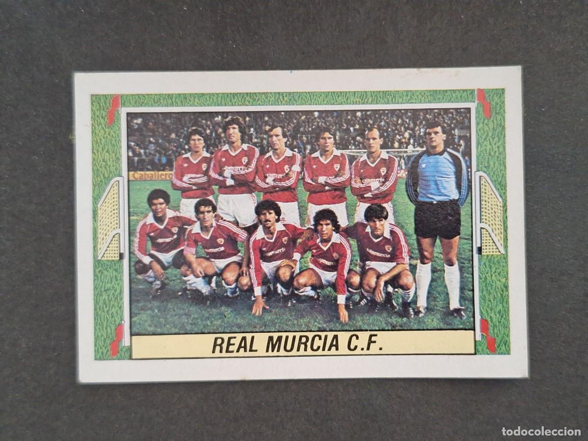 Cromos de f&uacute;tbol: L5 EQUIPO REAL MURCIA C. F. LIGA ESTE 1984 1985 84 85 DESPEGADO RECUPERADO