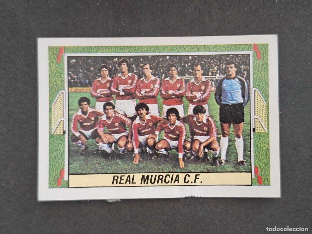 Cromos de f&uacute;tbol: L5 EQUIPO REAL MURCIA C. F. LIGA ESTE 1984 1985 84 85 DESPEGADO RECUPERADO