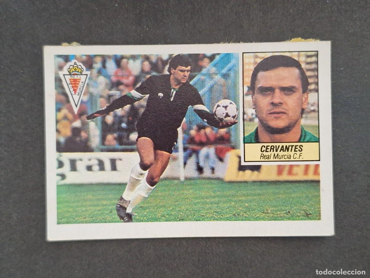 Cromos de f&uacute;tbol: L5 CERVANTES REAL MURCIA C. F. LIGA ESTE 1984 1985 84 85 DESPEGADO RECUPERADO