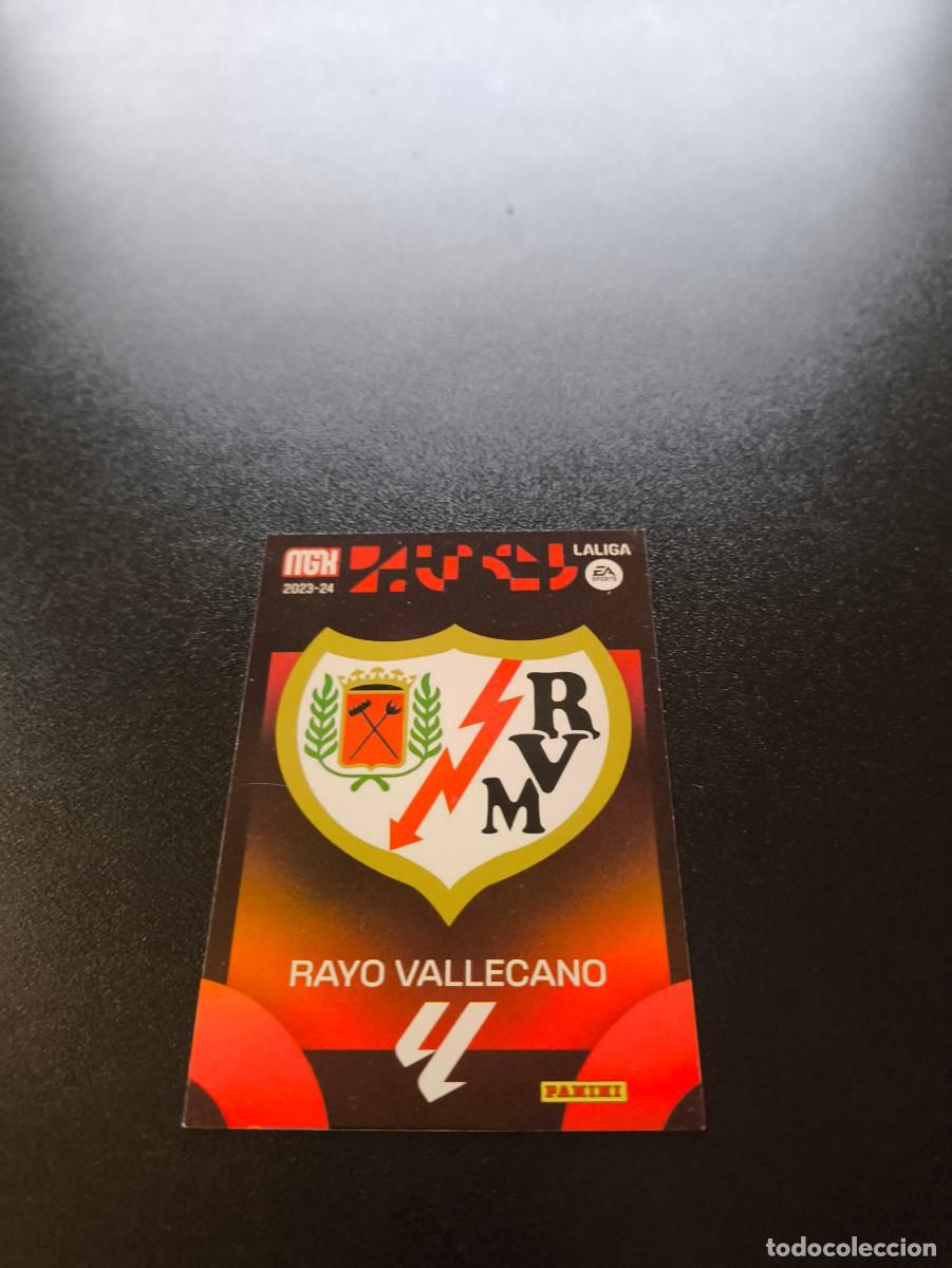 Cromos de f&uacute;tbol: 289 Escudo RAYO VALLECANO PANINI LIGA MEGACRACKS MGK 2023 2024 23 24 NO ESTE