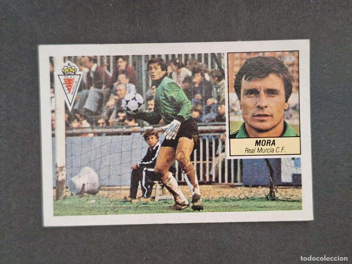 Cromos de f&uacute;tbol: L5 MORA REAL MURCIA C. F. LIGA ESTE 1984 1985 84 85 DESPEGADO RECUPERADO