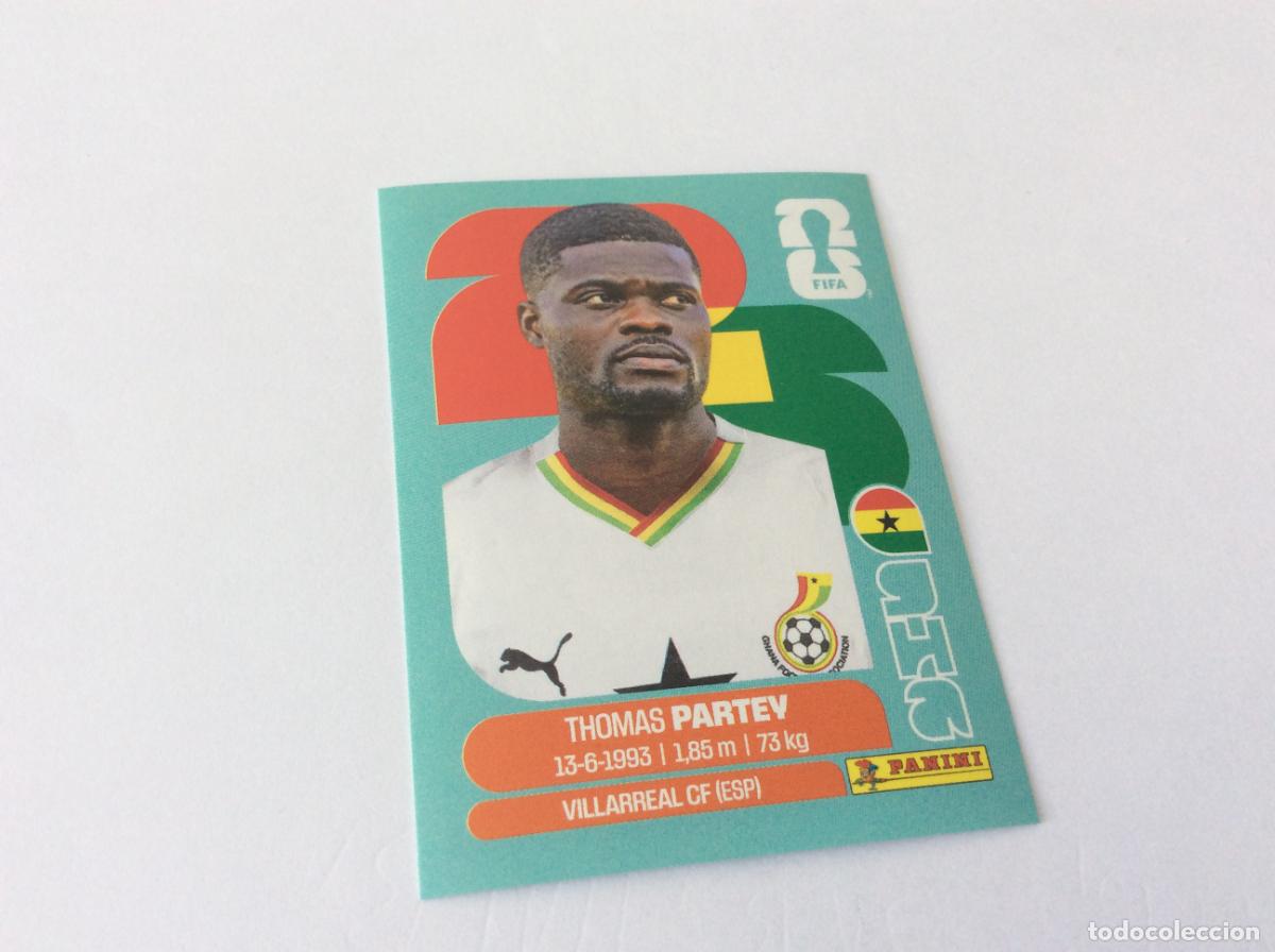 Cromos de f&uacute;tbol: GHA10 GHA 10 Thomas Partey Ghana Sticker Cromo FIFA World Cup 2026 26 Panini Mundial