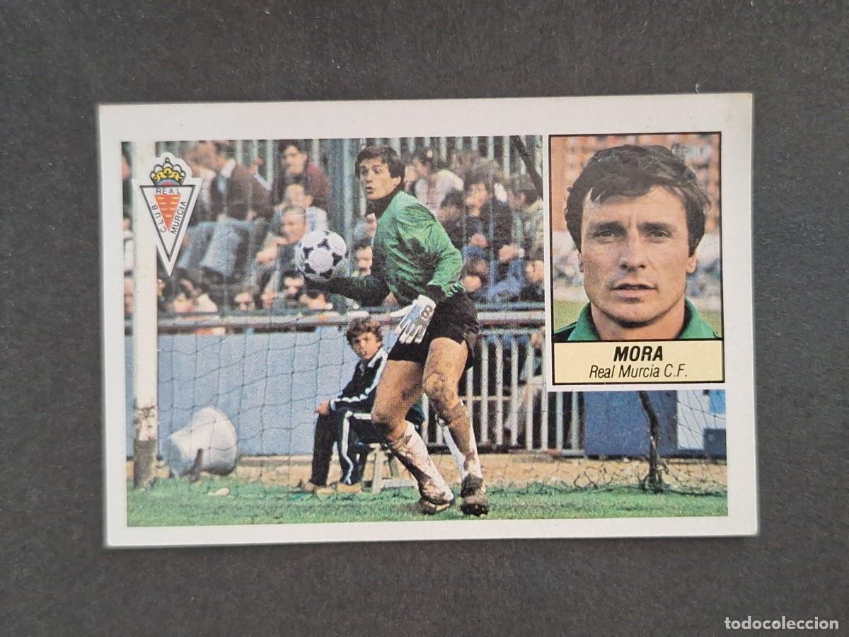Cromos de f&uacute;tbol: L5 MORA REAL MURCIA C. F. LIGA ESTE 1984 1985 84 85 DESPEGADO RECUPERADO