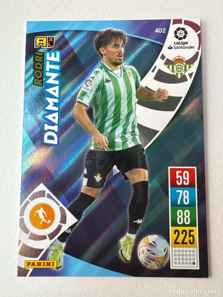 Fu&szlig;ball-Sticker: Carta Rodri Betis Diamante 402 Adrenalyn 2021-22