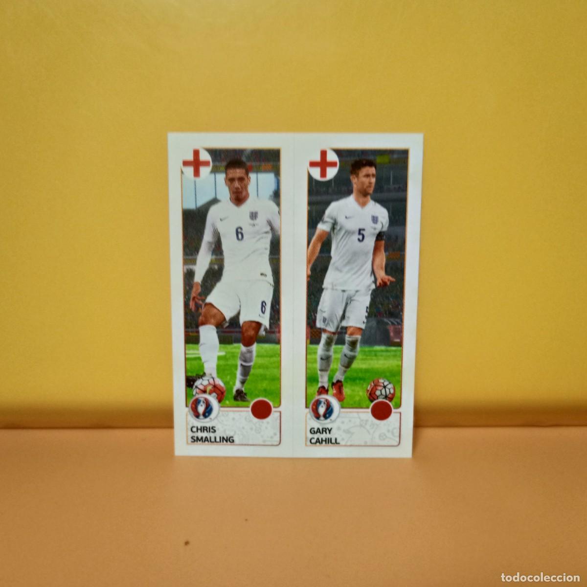 Fu&szlig;ball-Sticker: PANINI EURO 2016 FRANCE; EUROCOPA FRANCIA: INGLATERRA SMALLING/GARY CAHILL 151 A/B
