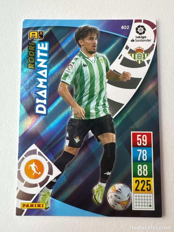 Fu&szlig;ball-Sticker: Carta Rodri Betis Diamante 402 Adrenalyn 2021-22