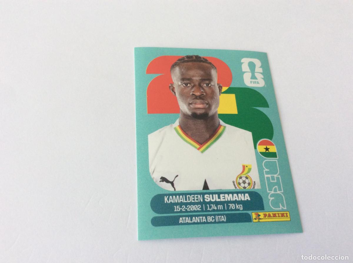 Cromos de f&uacute;tbol: GHA12 GHA 12 Kamaldeen Sulemana Ghana Sticker Cromo FIFA World Cup 2026 26 Panini Mundial