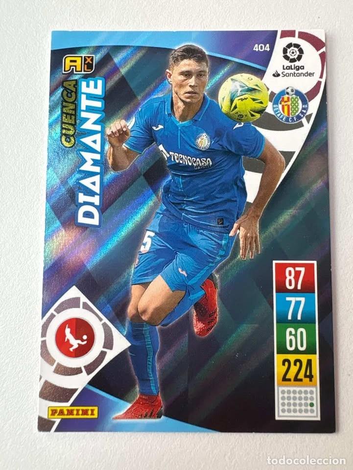 Cromos de f&uacute;tbol: Carta Cuenca Getafe Diamante 404 Adrenalyn 2021-22