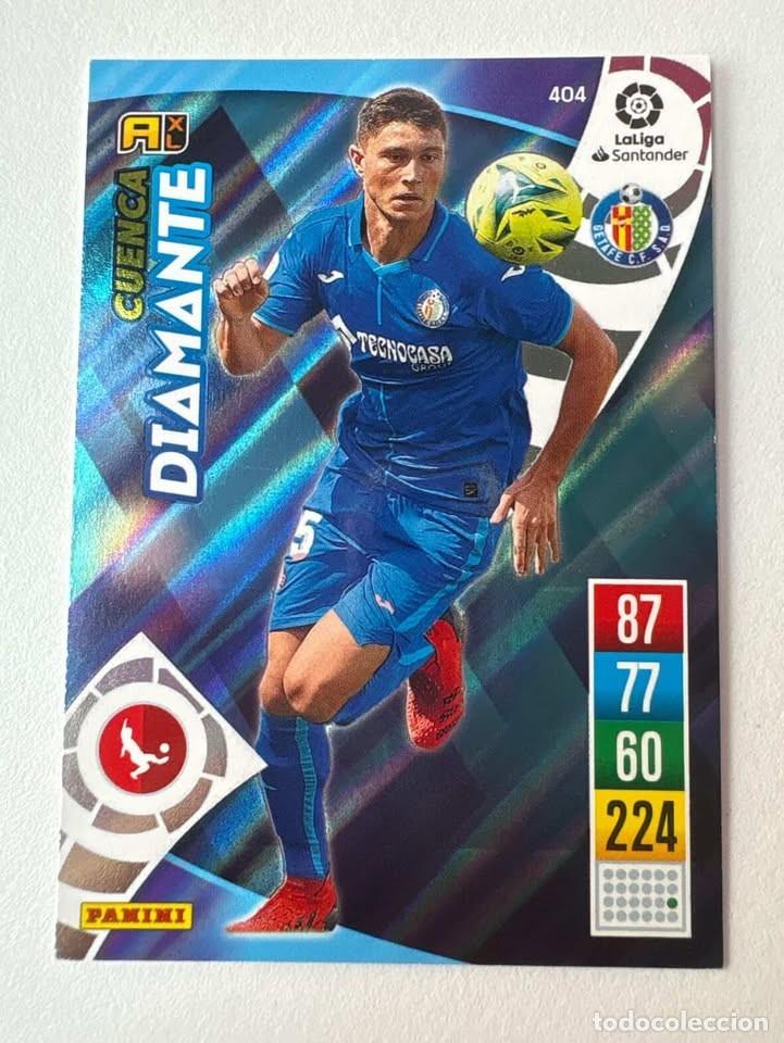 Cromos de f&uacute;tbol: Carta Cuenca Getafe Diamante 404 Adrenalyn 2021-22