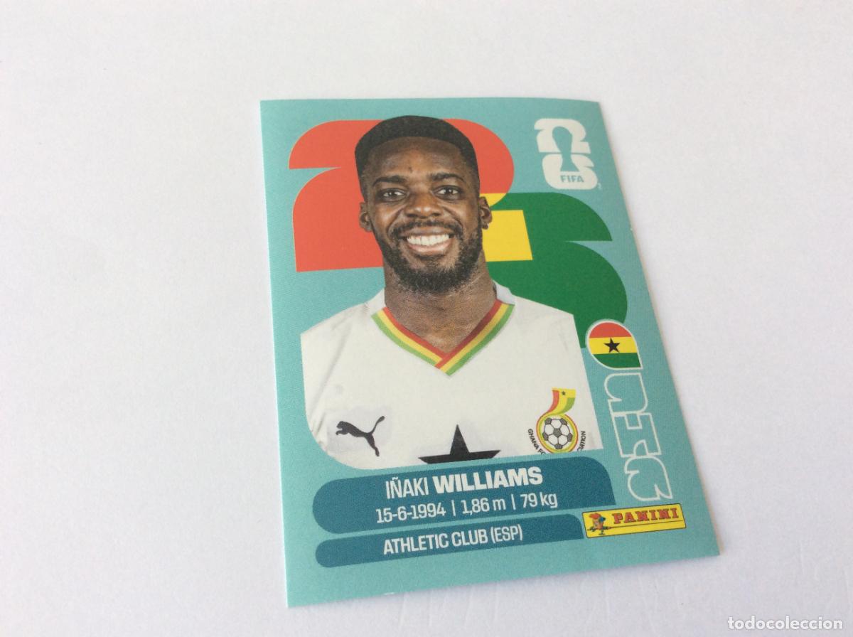 Cromos de f&uacute;tbol: GHA15 GHA 15 Inaki Williams Ghana Sticker Cromo FIFA World Cup 2026 26 Panini Mundial