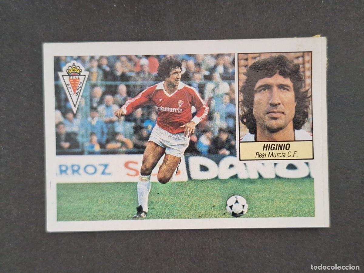 Cromos de f&uacute;tbol: L5 HIGINIO REAL MURCIA C. F. LIGA ESTE 1984 1985 84 85 DESPEGADO RECUPERADO