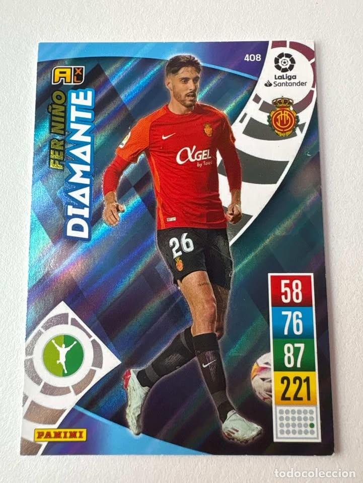 Cromos de f&uacute;tbol: Carta Fer Ni&ntilde;o Mallorca Diamante 408 Adrenalyn 2021-22