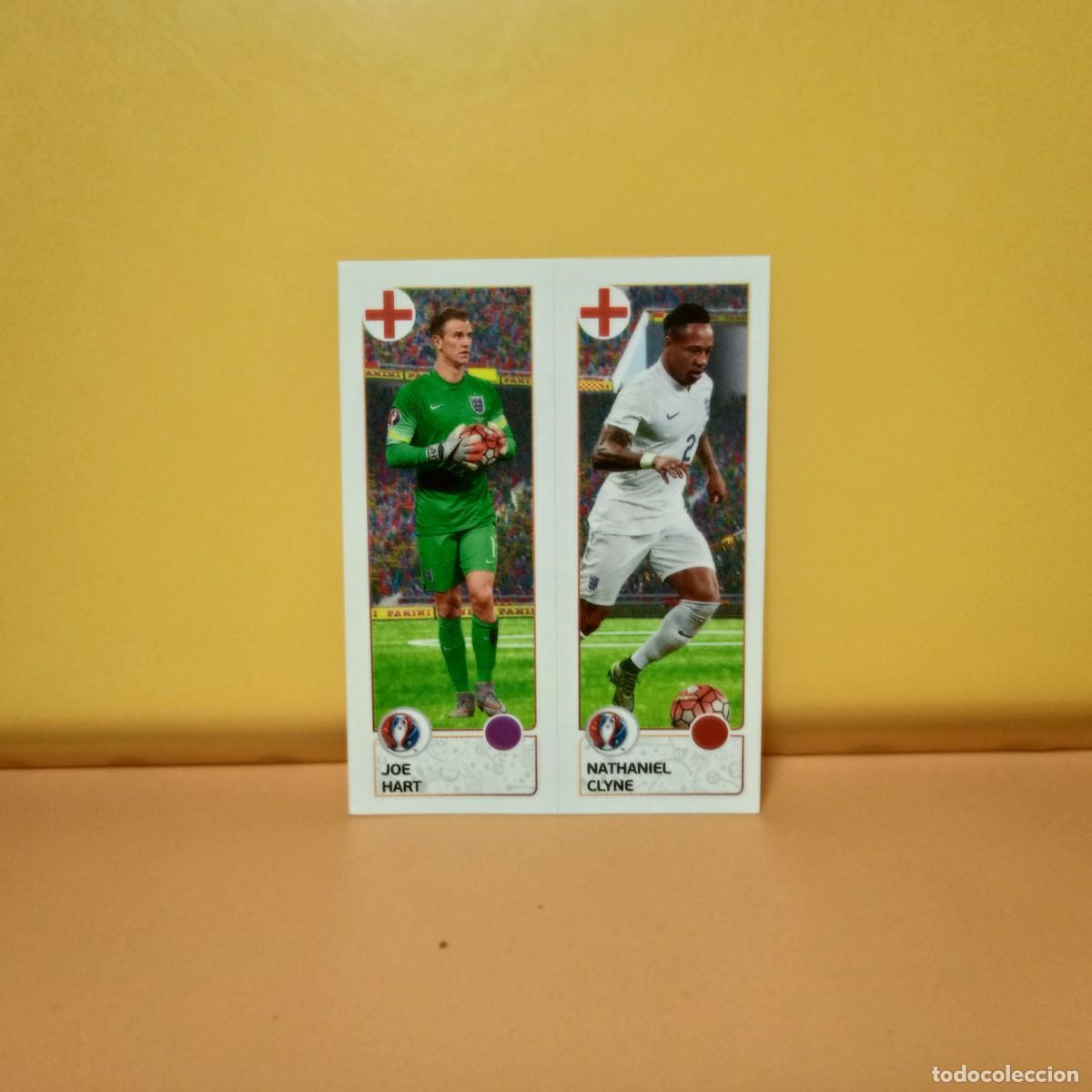 Cromos de f&uacute;tbol: PANINI EURO 2016 FRANCE; EUROCOPA FRANCIA: INGLATERRA JOE HART/CLYNE 150 A/B