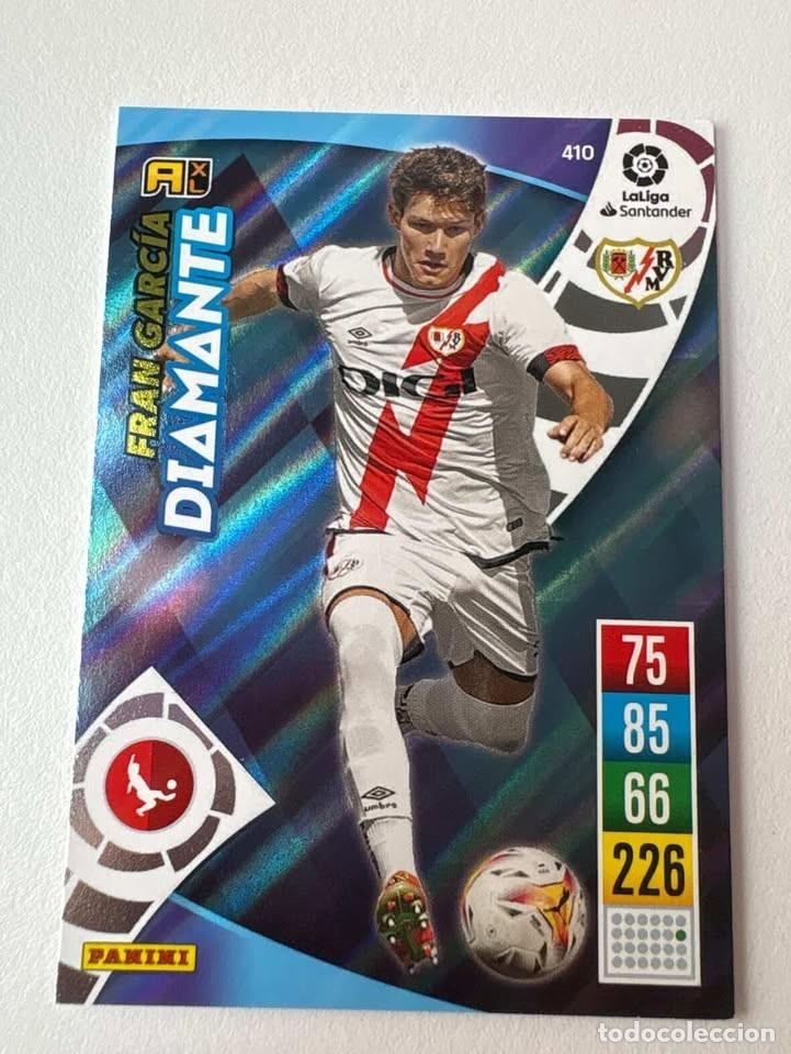 Cromos de Futebol: Carta Fran Garc&iacute;a Rayo Vallecano 410 Adrenalyn 2021-22