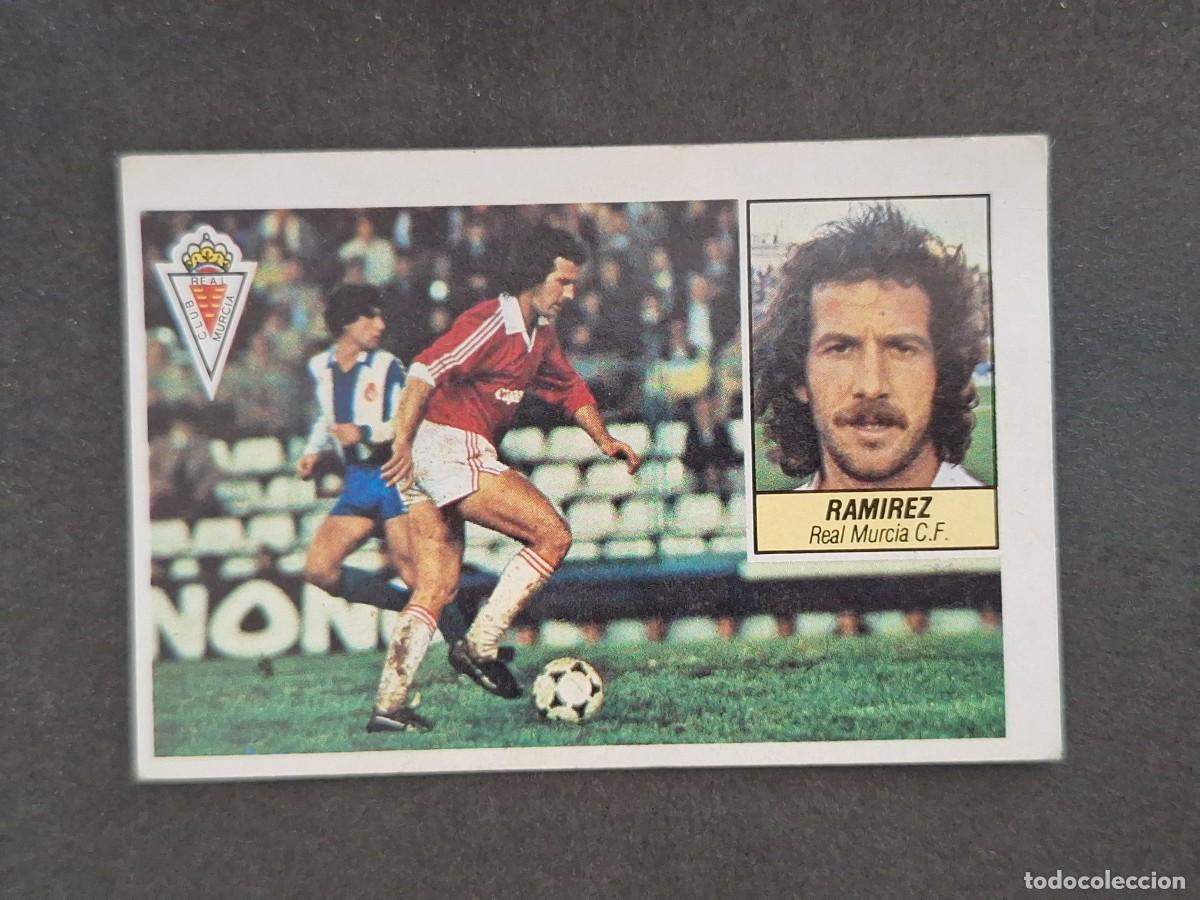 Cartes &agrave; collectionner de Football: L5 RAMIREZ REAL MURCIA C. F. LIGA ESTE 1984 1985 84 85 DESPEGADO RECUPERADO