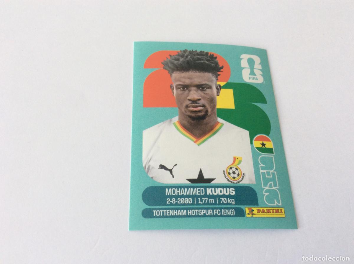 Cartes &agrave; collectionner de Football: GHA14 GHA 14 Mohammed Kudus Ghana Sticker Cromo FIFA World Cup 2026 26 Panini Mundial