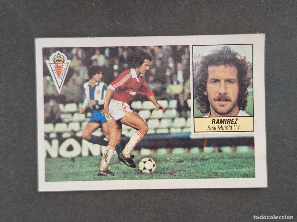 Cartes &agrave; collectionner de Football: L5 RAMIREZ REAL MURCIA C. F. LIGA ESTE 1984 1985 84 85 DESPEGADO RECUPERADO