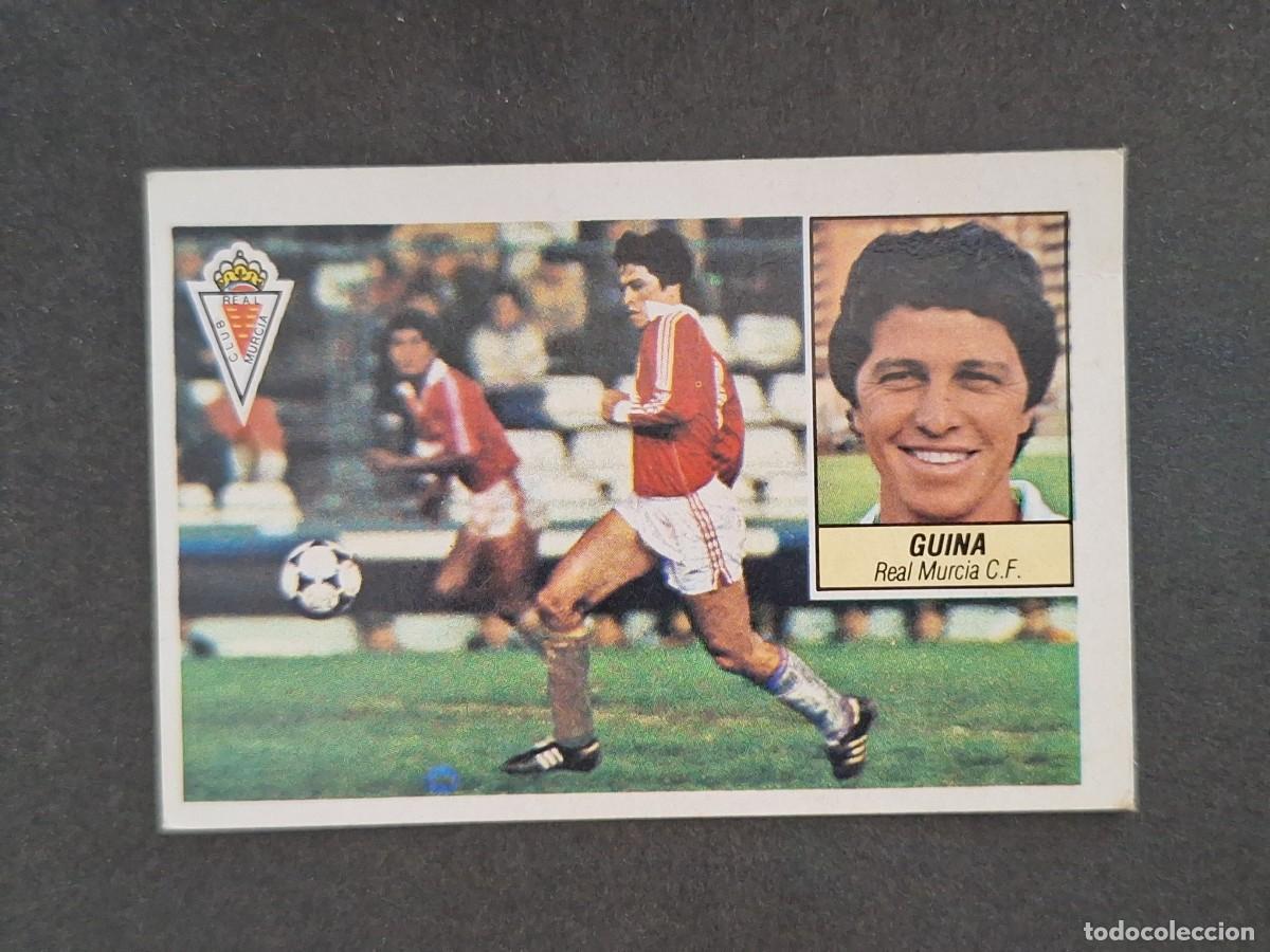 Cartes &agrave; collectionner de Football: L5 GUINA REAL MURCIA C. F. LIGA ESTE 1984 1985 84 85 DESPEGADO RECUPERADO