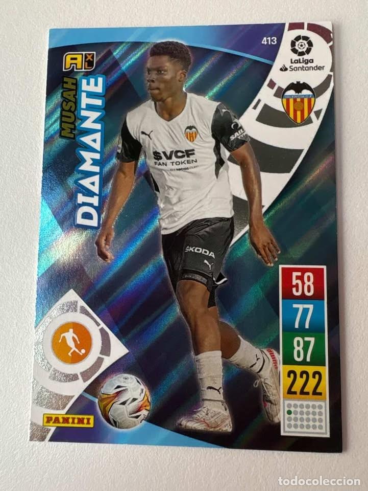 Cartes &agrave; collectionner de Football: Carta Musah Valencia 413 Adrenalyn 2021-22