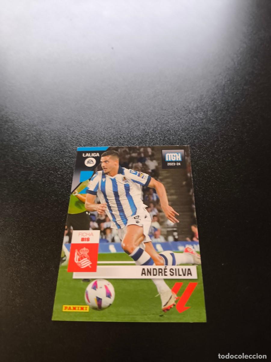 Cromos de f&uacute;tbol: 323 BIS Andr&eacute; Silva REAL SOCIEDAD PANINI LIGA MEGACRACKS MGK 2023 2024 23 24 NO ESTE
