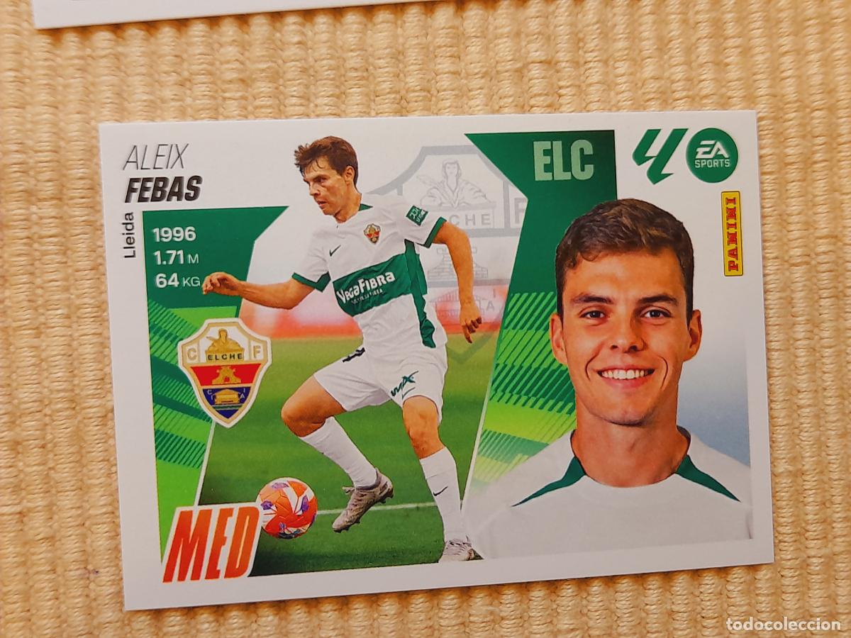 Cromos de f&uacute;tbol: CROMO 11 FEBAS (ELCHE CF) LIGA 25-26 2025 2026 &Aacute;LBUM ESTE