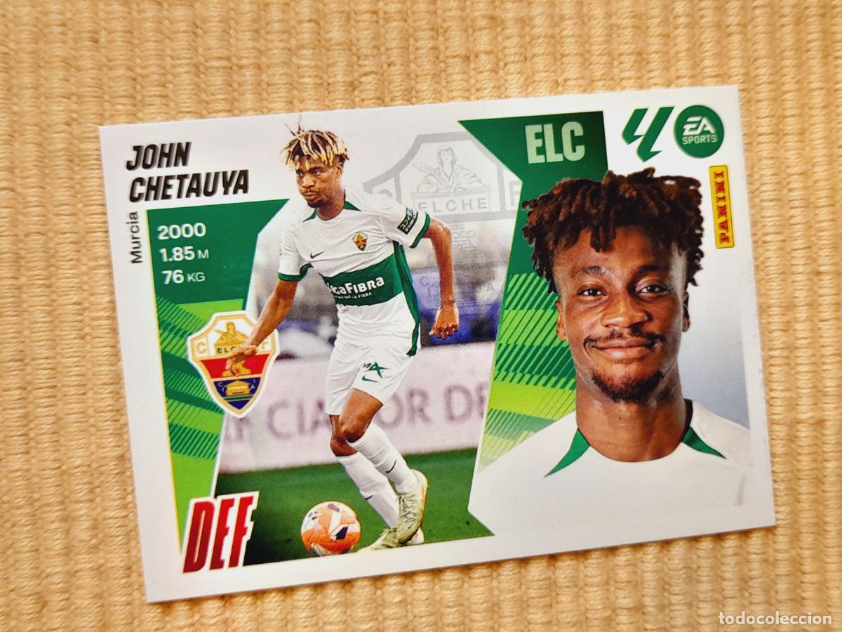 Cromos de f&uacute;tbol: CROMO 8 JOHN CHETAUYA (ELCHE CF) LIGA 25-26 2025 2026 &Aacute;LBUM ESTE