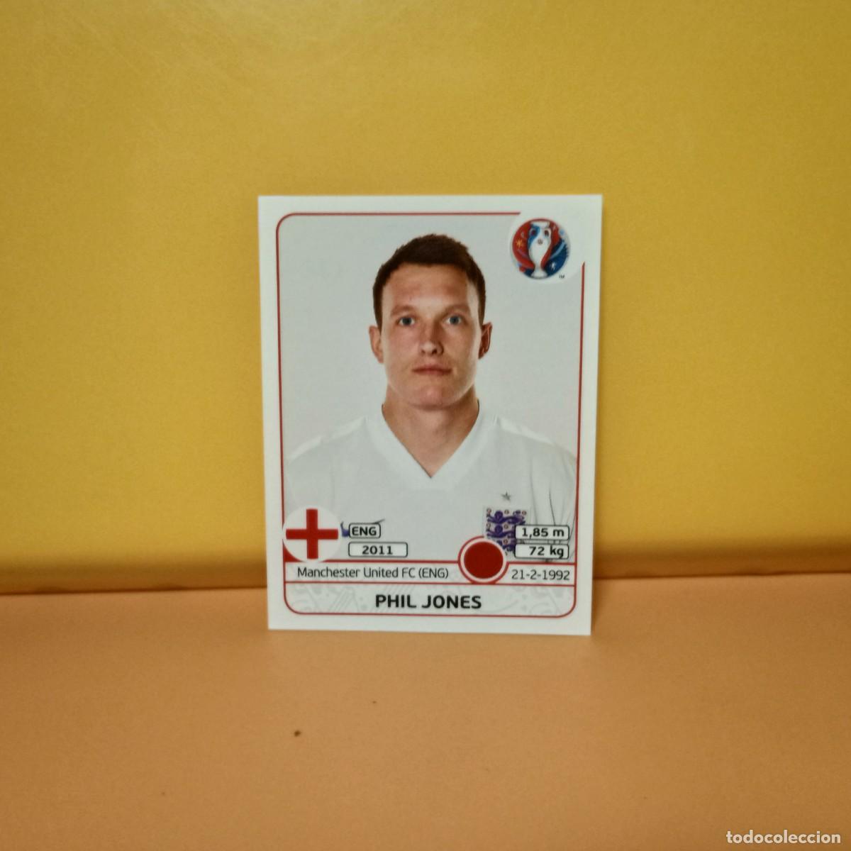 Cromos de f&uacute;tbol: PANINI EURO 2016 FRANCE; EUROCOPA FRANCIA: INGLATERRA JONES 132