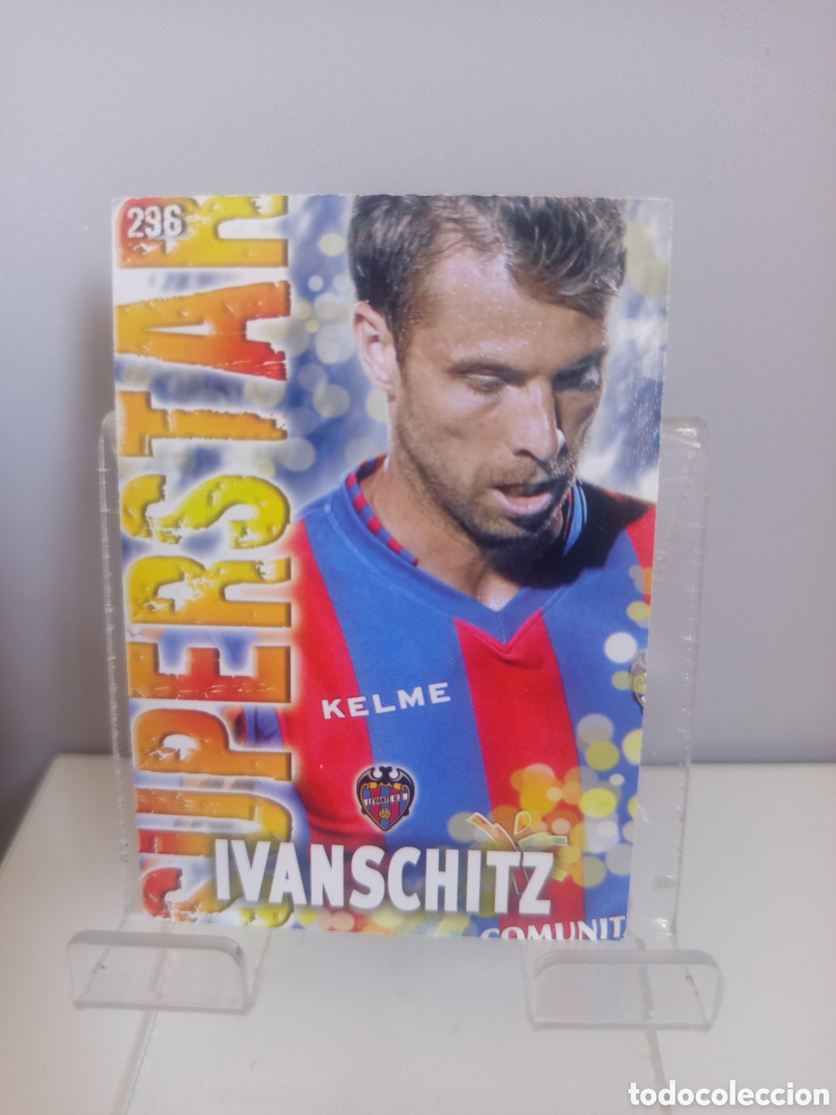 Cromos de f&uacute;tbol: ❇️ CROMO CARD ⚽ IVANSCHITZ LEVANTE 296 SUPERSTAR FICHAS LIGA QUIZ GAME 13 14 2013 2014 MUNDICROMO ❇️