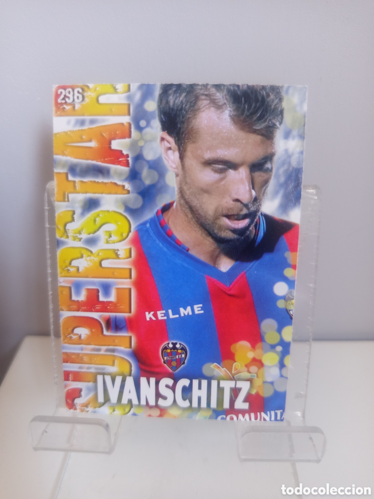 Cromos de f&uacute;tbol: ❇️ CROMO CARD ⚽ IVANSCHITZ LEVANTE 296 SUPERSTAR FICHAS LIGA QUIZ GAME 13 14 2013 2014 MUNDICROMO ❇️