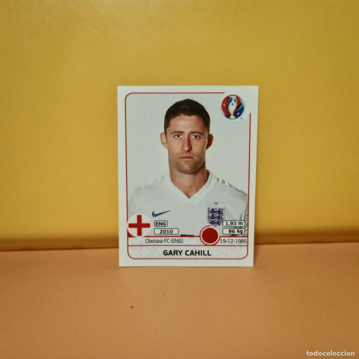 Cromos de f&uacute;tbol: PANINI EURO 2016 FRANCE; EUROCOPA FRANCIA: INGLATERRA GARY CAHILL 130