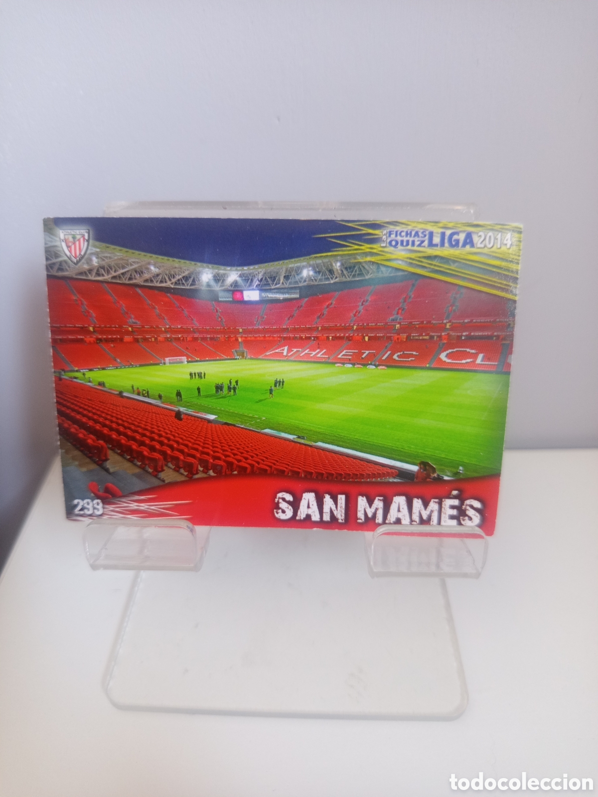 Fu&szlig;ball-Sticker: ❇️ CROMO ⚽ ESTADIO SAN MAMES ATHLETIC DE BILBAO 299 FICHAS LIGA QUIZ 13 14 2013 2014 MUNDICROMO ❇️