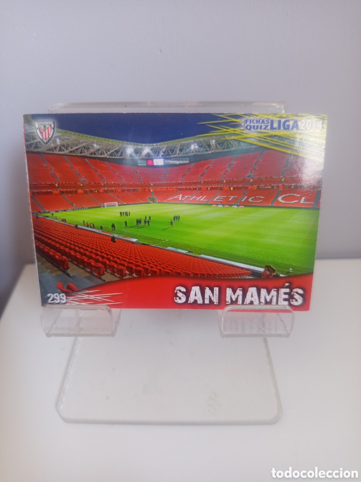 Fu&szlig;ball-Sticker: ❇️ CROMO ⚽ ESTADIO SAN MAMES ATHLETIC DE BILBAO 299 FICHAS LIGA QUIZ 13 14 2013 2014 MUNDICROMO ❇️