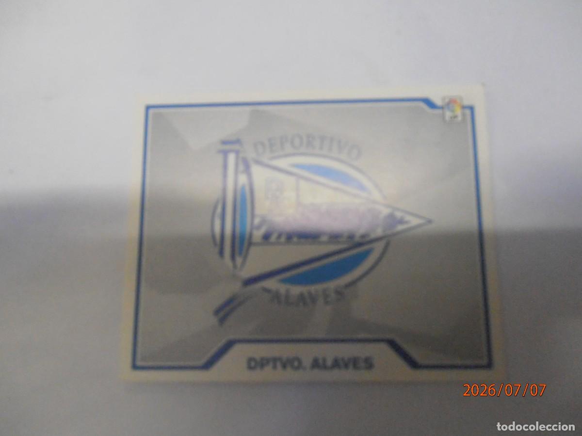 Cromos de f&uacute;tbol: Deportivo Alaves - Escudo -Este 2007-08