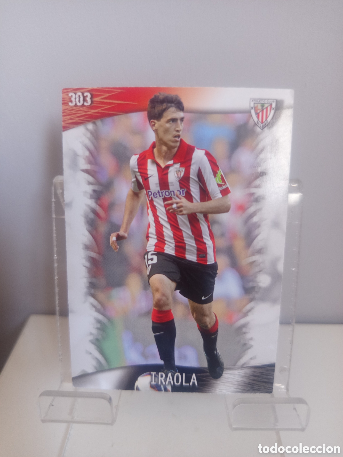 Cromos de f&uacute;tbol: ❇️ CROMO ⚽ IRAOLA ATHLETIC DE BILBAO 303 FICHAS LIGA QUIZ GAME 2014 13 14 2013 2014 MUNDICROMO ❇️
