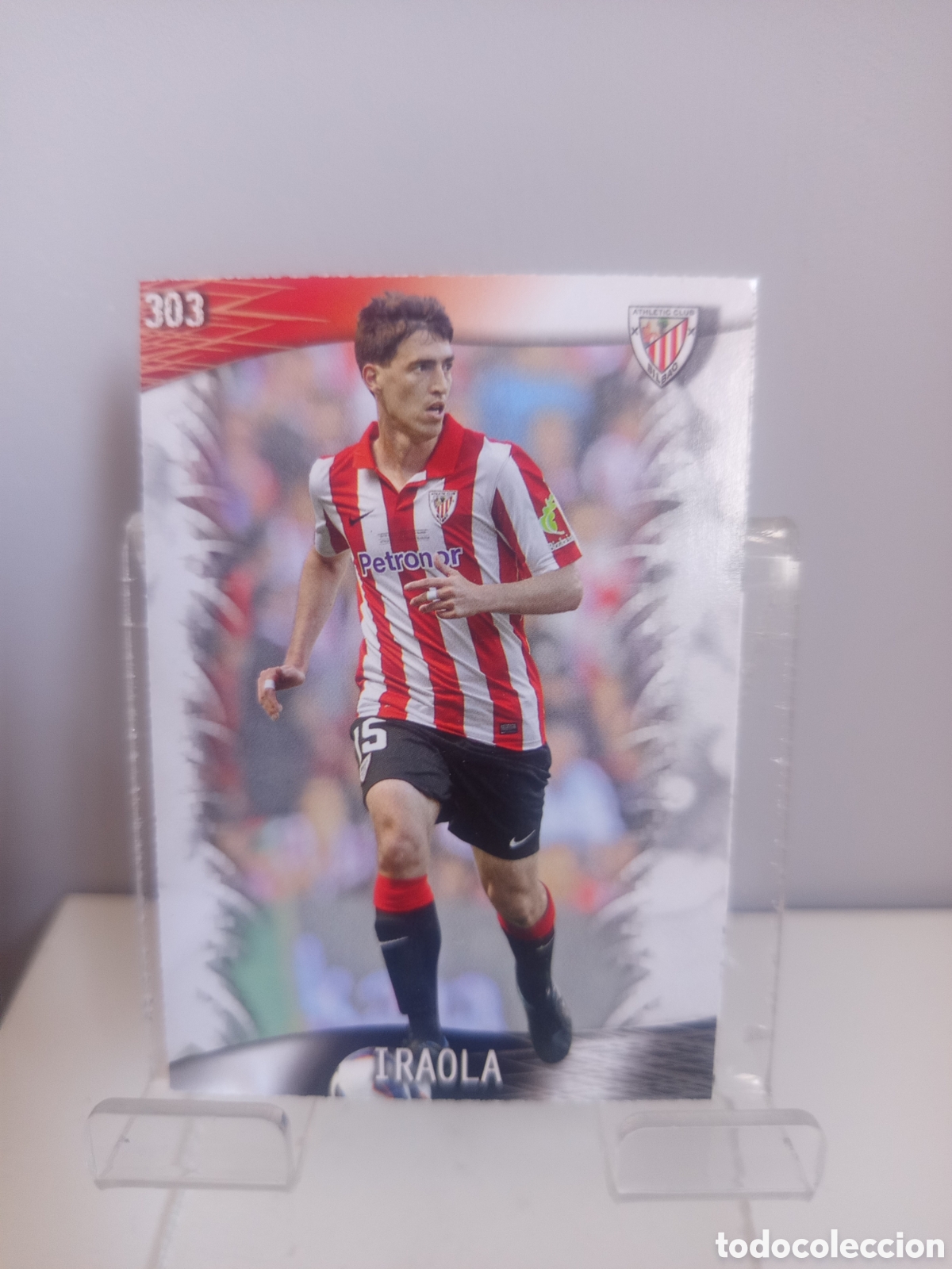 Cromos de f&uacute;tbol: ❇️ CROMO ⚽ IRAOLA ATHLETIC DE BILBAO 303 FICHAS LIGA QUIZ GAME 2014 13 14 2013 2014 MUNDICROMO ❇️