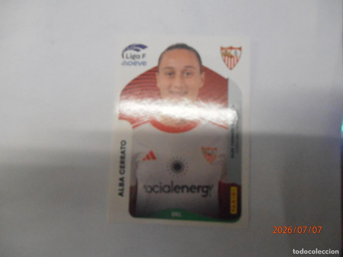 Cromos de f&uacute;tbol: Alba Cerrato - Sevilla- Liga F Move 2025/26