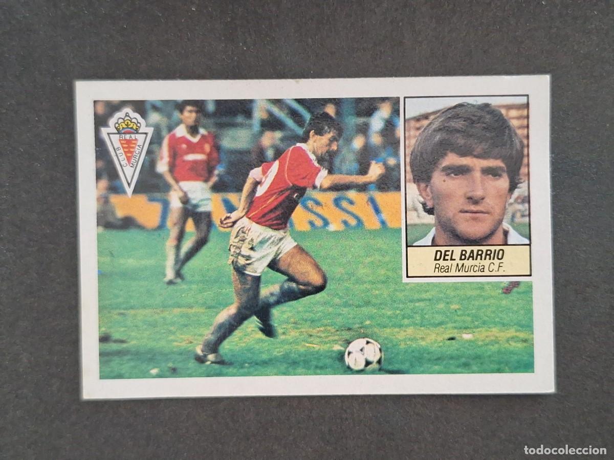 Cromos de f&uacute;tbol: L5 DEL BARRIO REAL MURCIA C. F. LIGA ESTE 1984 1985 84 85 DESPEGADO RECUPERADO