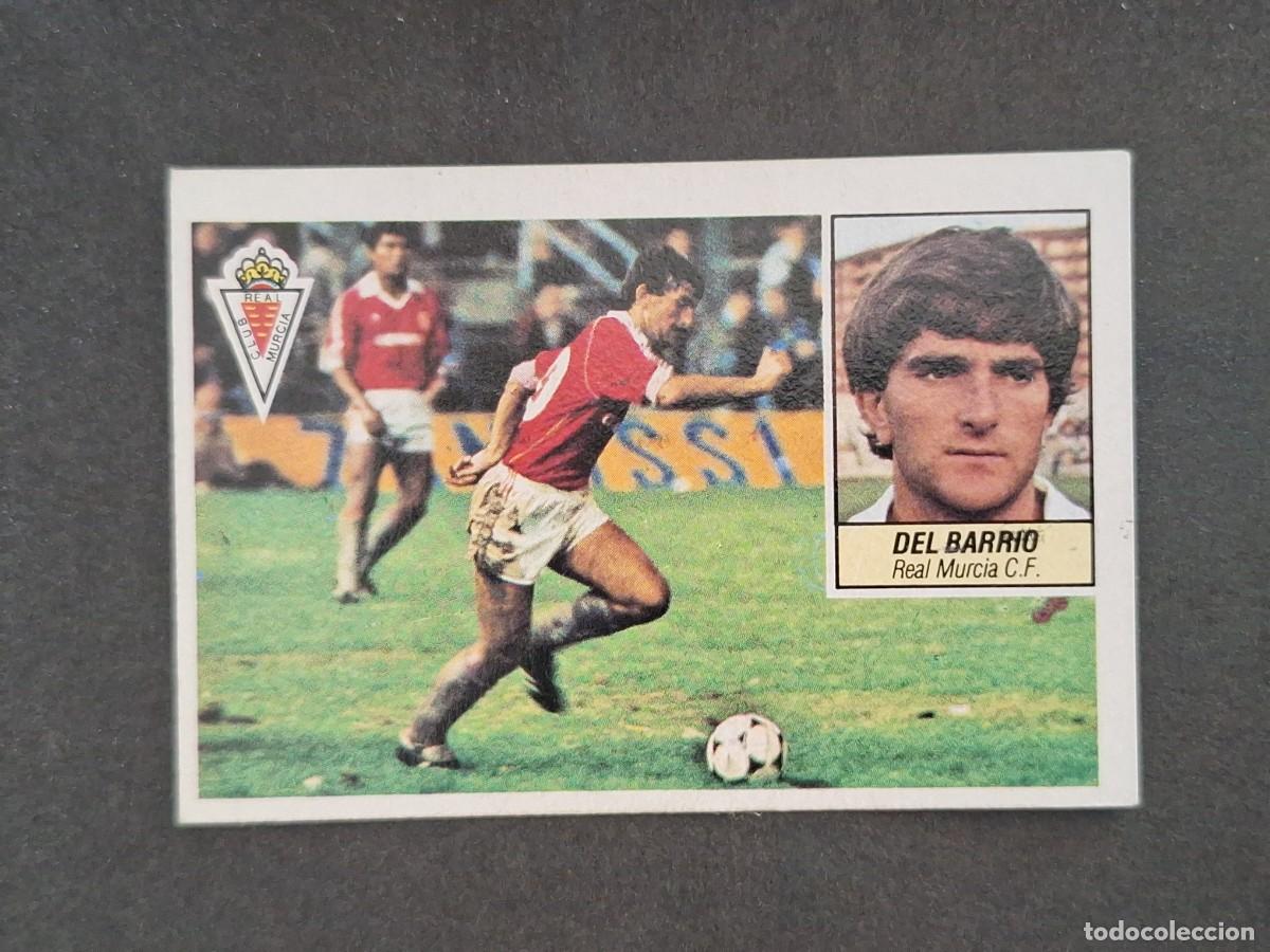 Cromos de f&uacute;tbol: L5 DEL BARRIO REAL MURCIA C. F. LIGA ESTE 1984 1985 84 85 DESPEGADO RECUPERADO