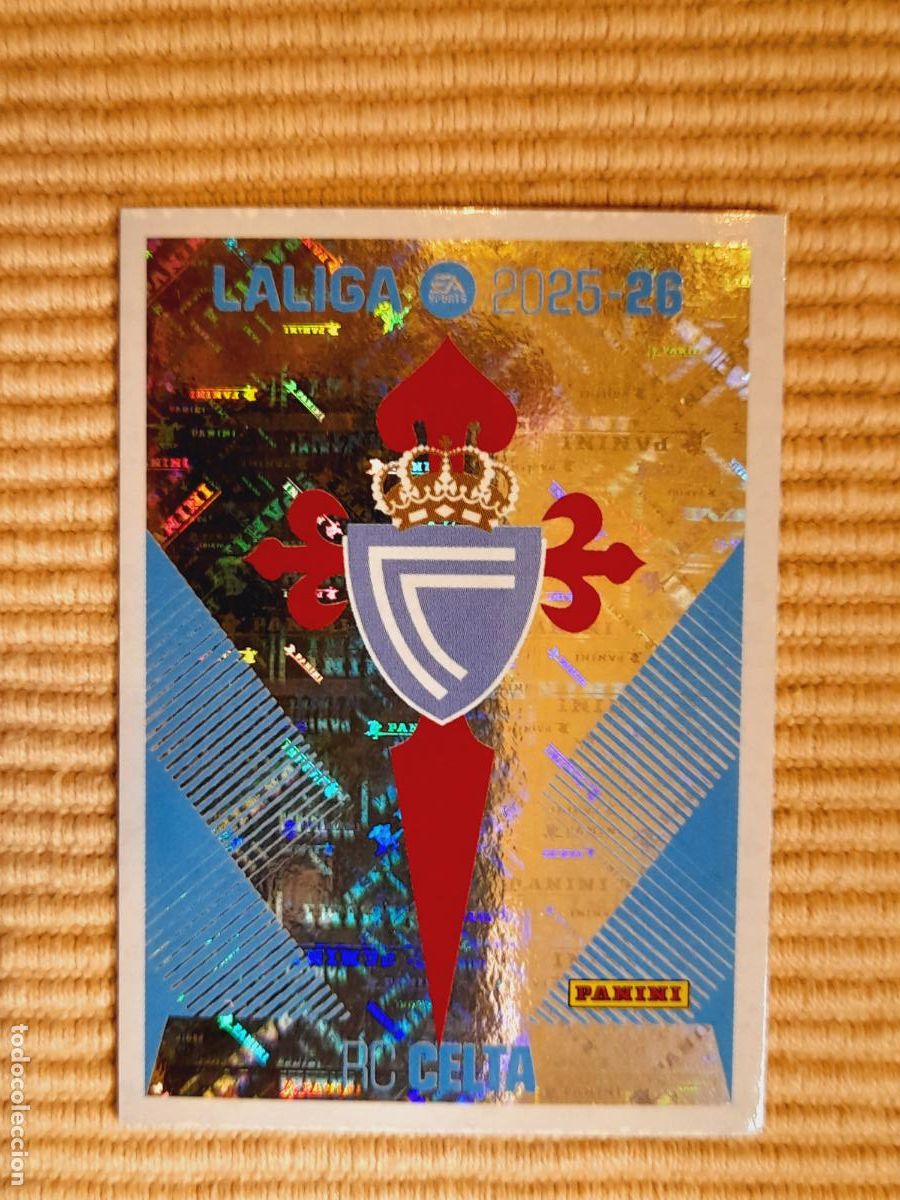 Cromos de f&uacute;tbol: CROMO 1 ESCUDO (CELTA DE VIGO) LIGA 25-26 2025 2026 &Aacute;LBUM ESTE