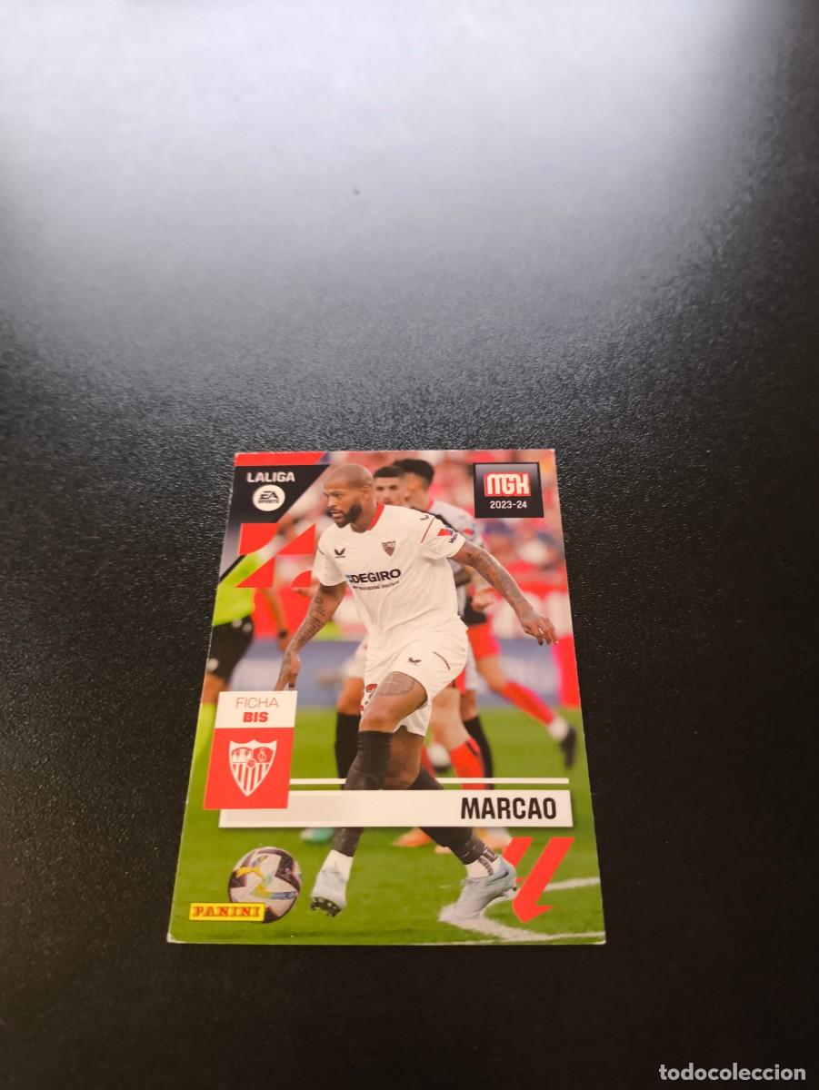 Cromos de f&uacute;tbol: 328 BIS Marcao SEVILLA PANINI LIGA MEGACRACKS MGK 2023 2024 23 24 NO ESTE
