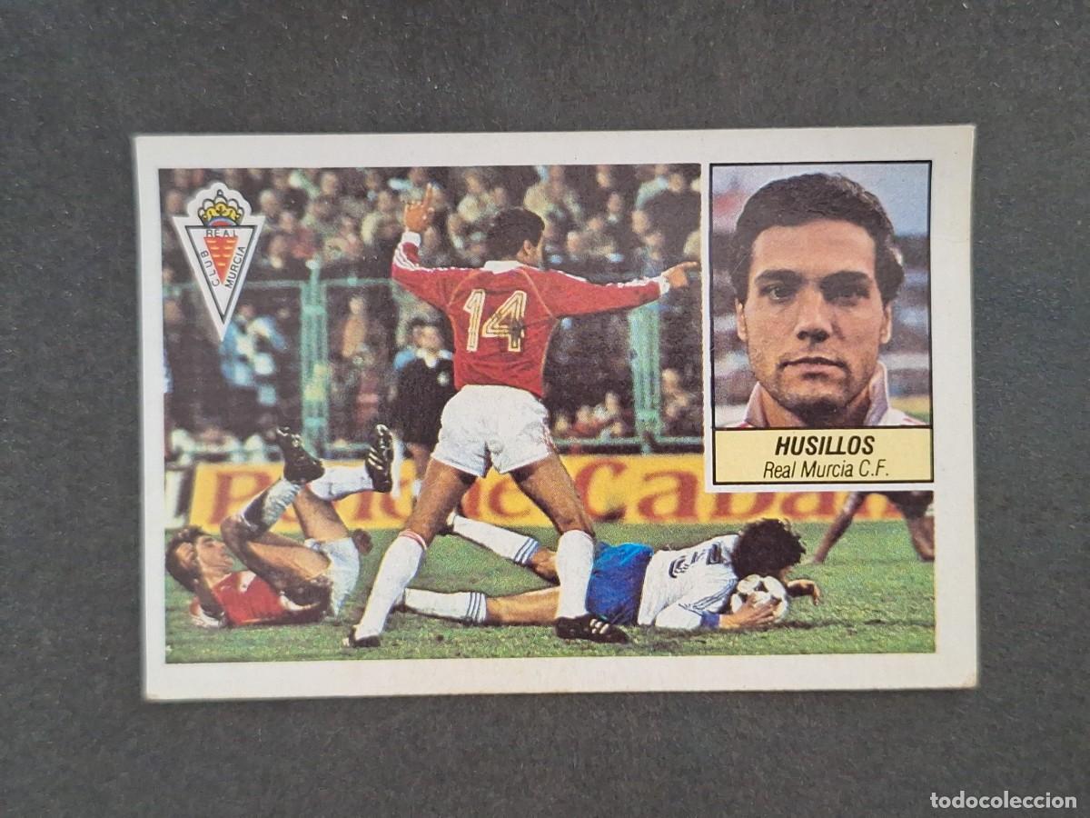 Cromos de f&uacute;tbol: L5 HUSILLOS REAL MURCIA C. F. LIGA ESTE 1984 1985 84 85 DESPEGADO RECUPERADO