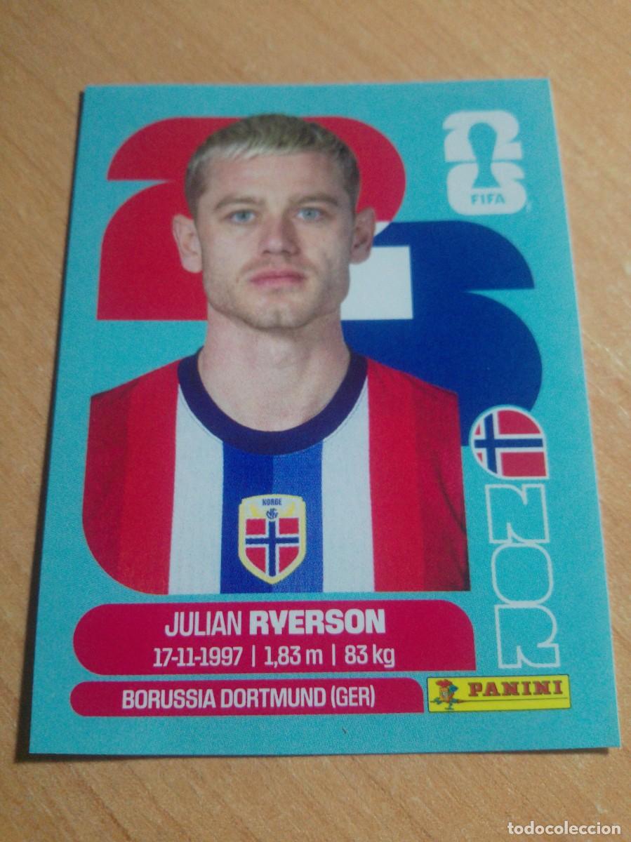 Cromos de Futebol: NOR 3 RYERSSON NORUEGA MUNDIAL FIFA WORLD CUP 2026 26 PANINI STICKERS NUEVO