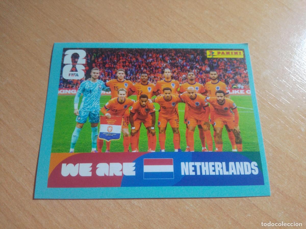 Football Stickers: NED 13 PLANTILLA PAISES BAJOS MUNDIAL FIFA WORLD CUP 2026 26 PANINI STICKERS NUEVO