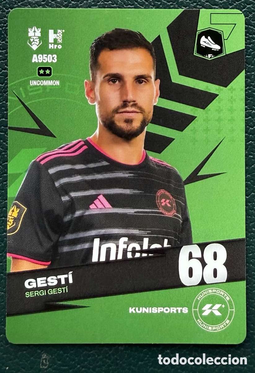 Football Stickers: A9503 SERGI GESTI KUNISPORTS FICHAS ALBUM KINGS LEAGUE INFOJOBS 2024