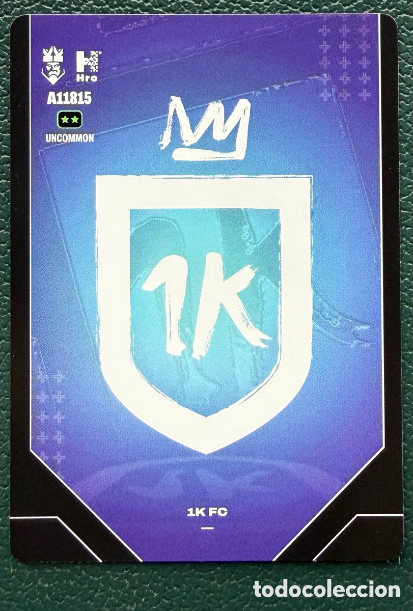 Football Stickers: A11815 ESCUDO 1K FC FICHAS ALBUM KINGS LEAGUE INFOJOBS 2024