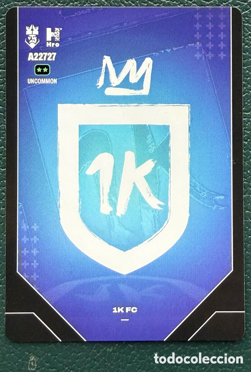 Football Stickers: A22727 ESCUDO 1K FC FICHAS ALBUM KINGS LEAGUE INFOJOBS 2024