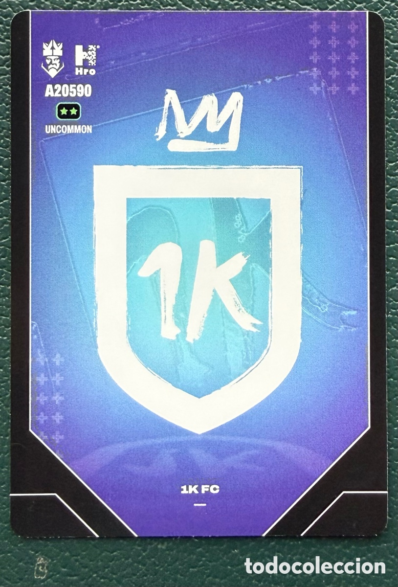 Cartes &agrave; collectionner de Football: A20590 ESCUDO 1K FC FICHAS ALBUM KINGS LEAGUE INFOJOBS 2024
