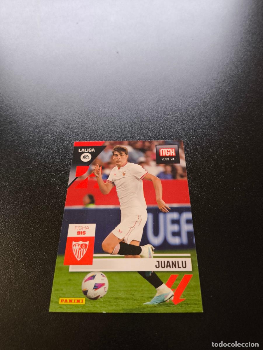 Cromos de f&uacute;tbol: 329 BIS Juanlu SEVILLA PANINI LIGA MEGACRACKS MGK 2023 2024 23 24 NO ESTE